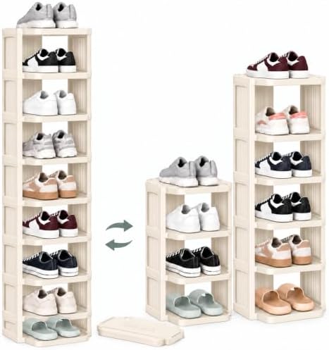 10-Tier Vertical Shoe Rack