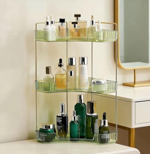 3-Tier Corner Counter Organizer, Green
