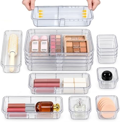 Adjustable Drawer Organizers, 14-Piece