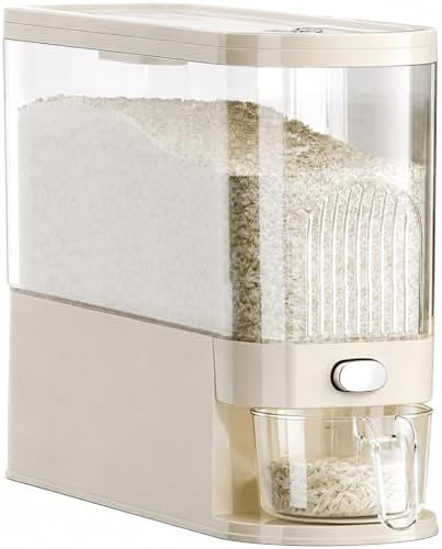 Rice Dispenser, 12 lb, Clear