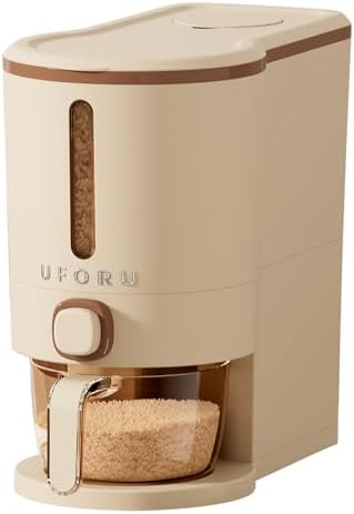 Rice Dispenser, 13 lb, Brown