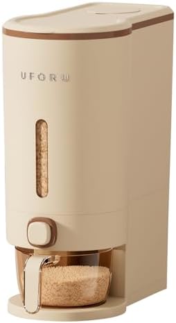 Rice Dispenser, 23–25 lb, Brown