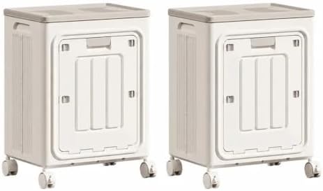 Rolling Laundry Hamper, 2-Pack