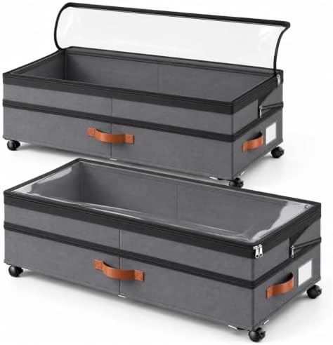 Under-Bed Storage with Wheels